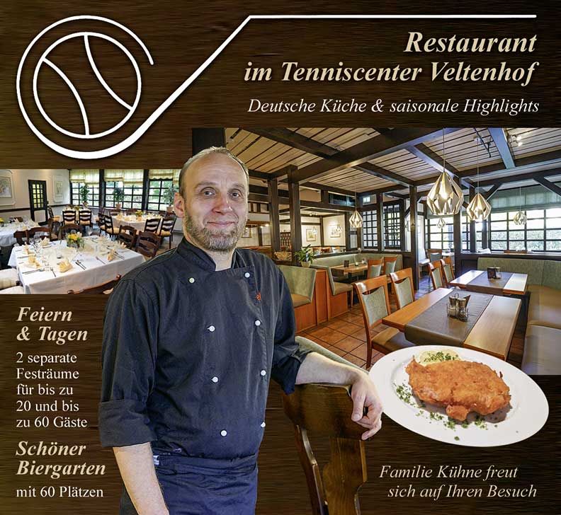 Restaurant im Tenniscenter Veltenhof in Braunschweig