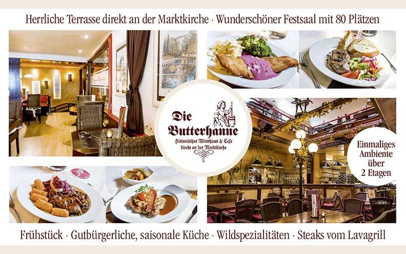 Die Butterhanne - Restaurant & Wirtshaus in Goslar im Harz